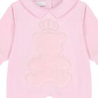 Baby Girls Pink Teddy Bear Babygrow, 3, hi-res