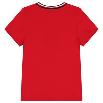 Boys Red Logo T-Shirt