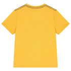 Boys Yellow & Navy Blue Shorts Set, 1, hi-res