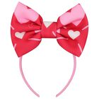 Girls Red & Pink Heart Headband, 1, hi-res
