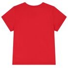 Boys Red Elephant Logo T-Shirt, 1, hi-res