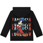 توب هودي بالشعار باللون الاسود , 1, hi-res