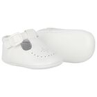 Baby Boys White Pre Walker Shoes, 3, hi-res