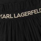 فستان للبنات تول بالشعار باللون الأسود, 1, hi-res