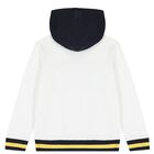 Boys Navy Blue & White Logo Tracksuit, 1, hi-res