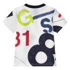 طقم شورت بالشعار باللون الأخضر والأبيض للأولاد, 2, hi-res