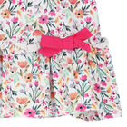 Baby Girls White Floral Dress, 1, hi-res