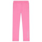 Girls Pink Logo Joggers, 1, hi-res