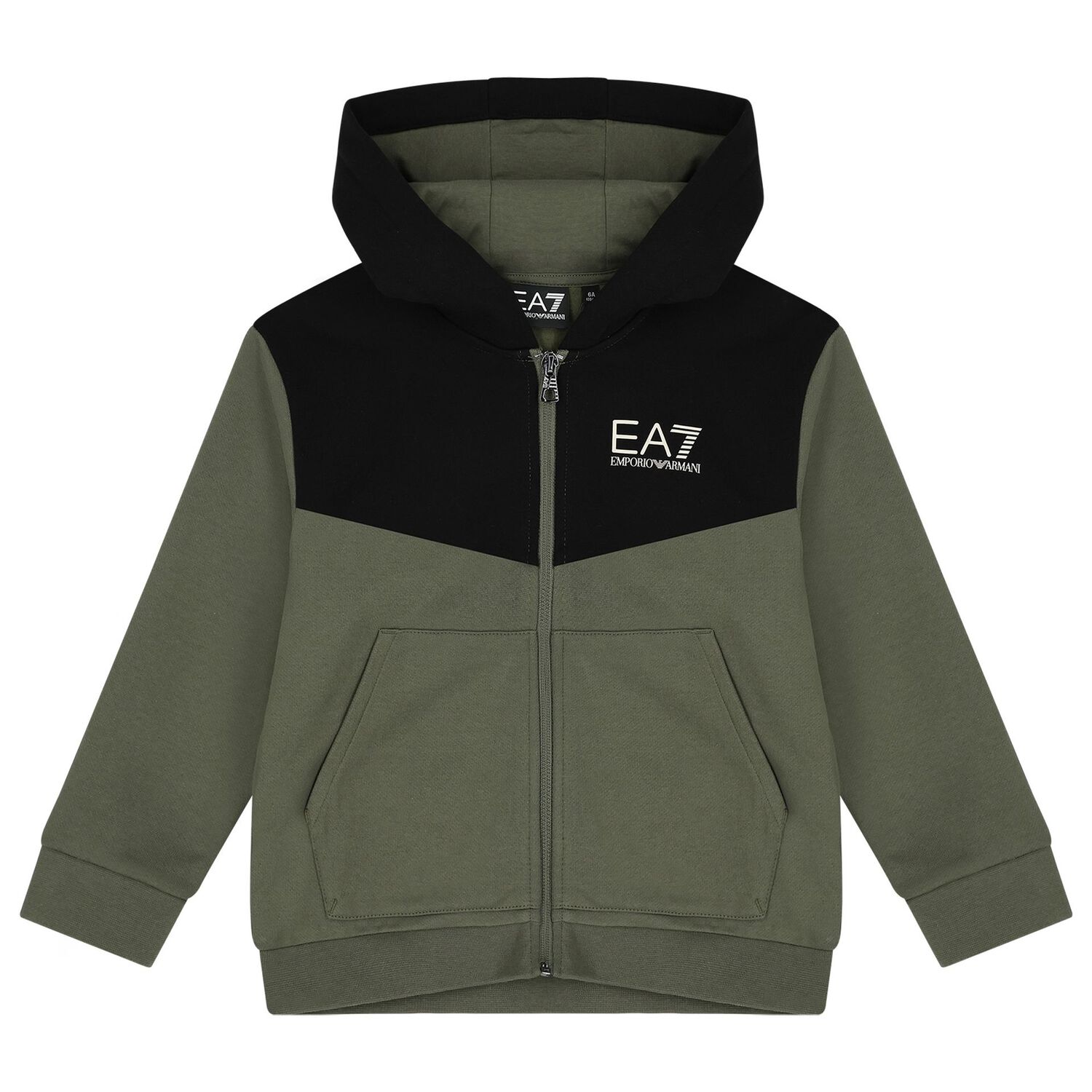 Boys Green & Black Logo Tracksuit, 2, hi-res