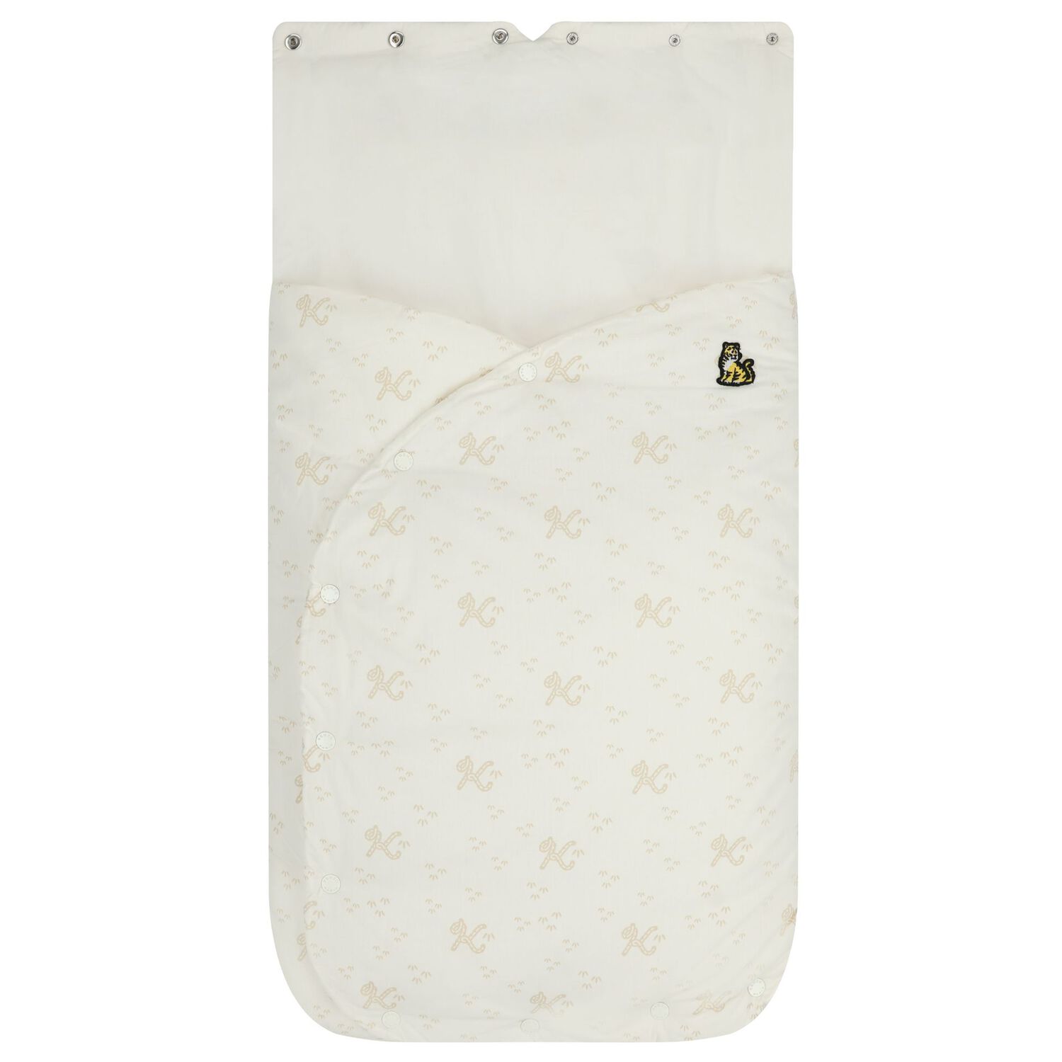 Ivory Tiger Logo Reversible Baby Nest, 1, hi-res