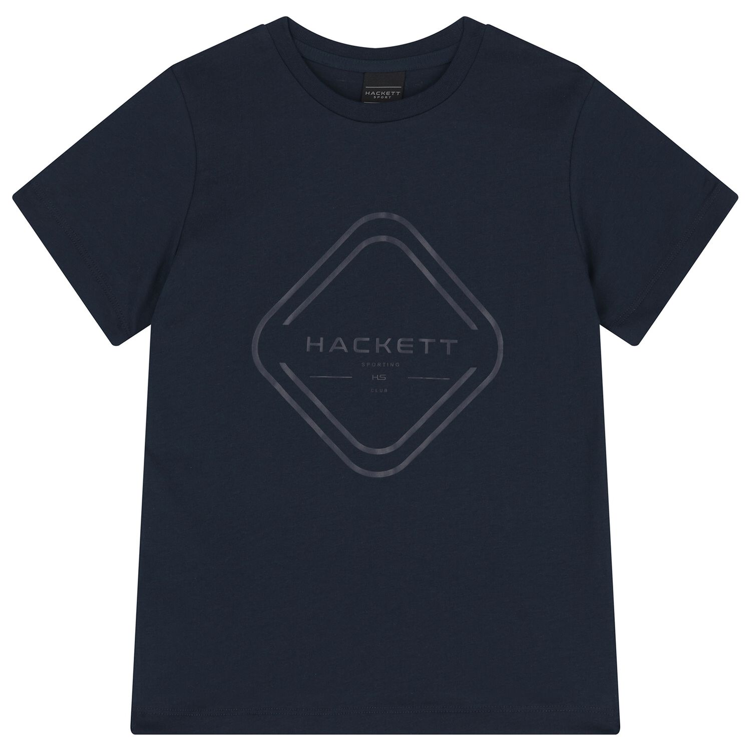 Boys Navy Blue Logo T-Shirt, 1, hi-res