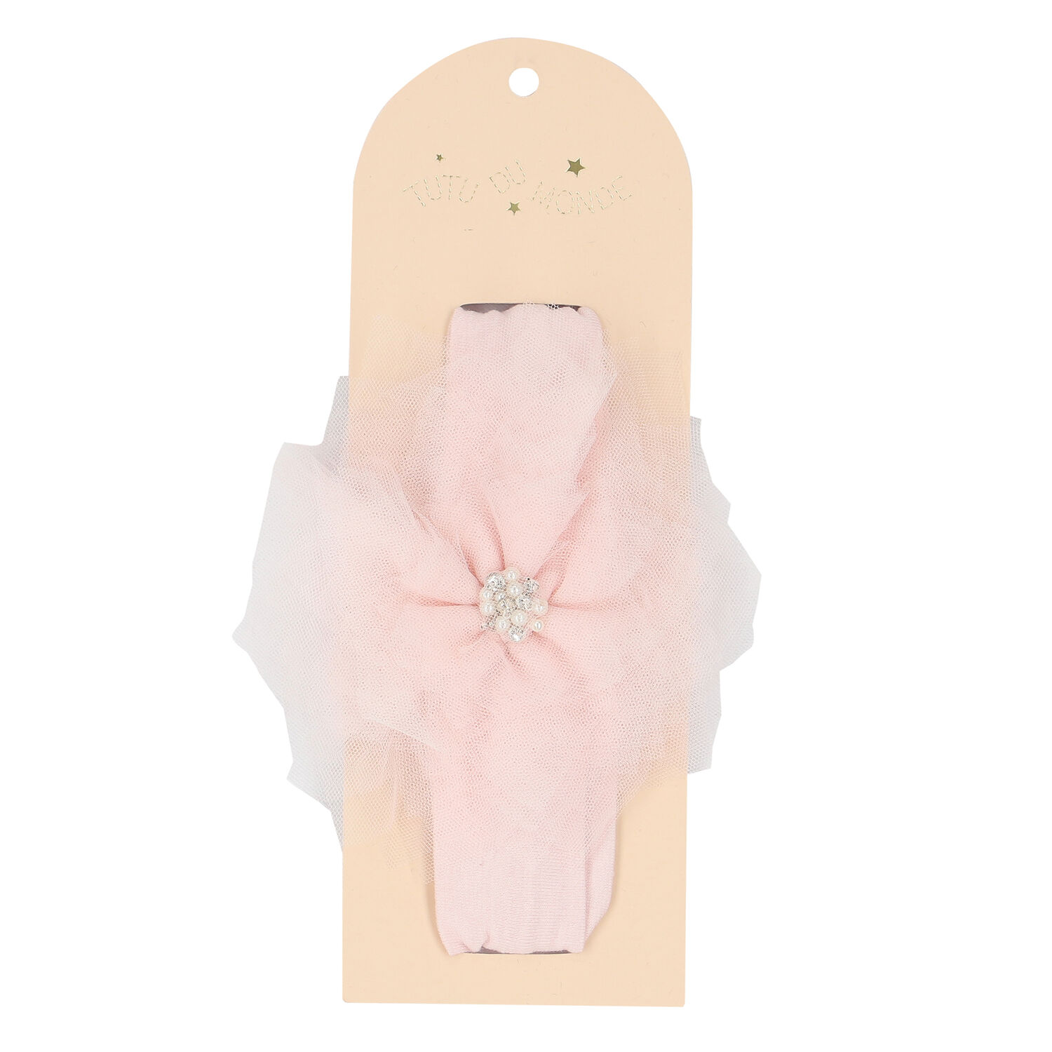 ربطة رأس تول باللون الوردي, 1, hi-res