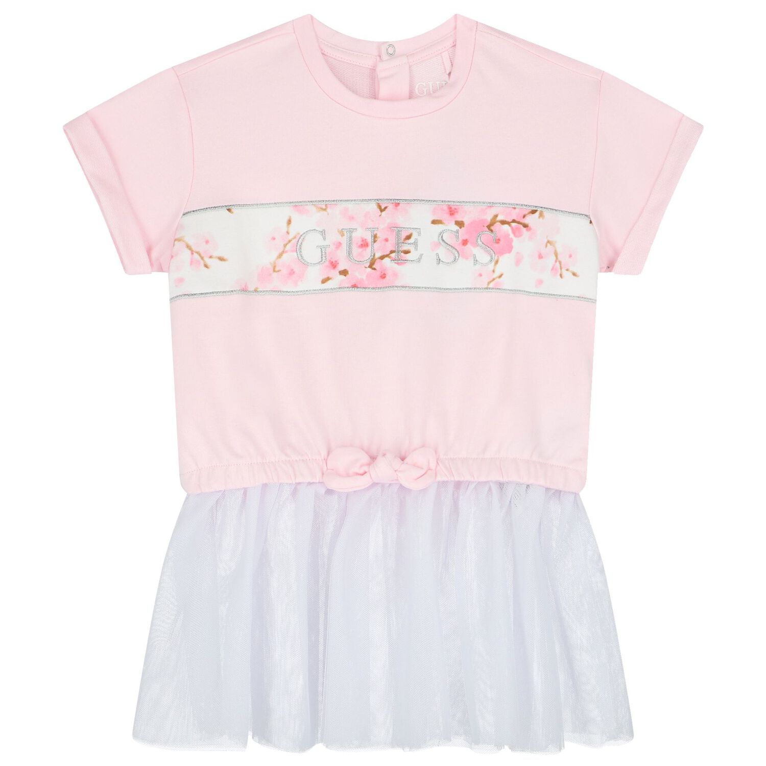 طقم ليغينز بنات بالزهور باللون الوردى, 1, hi-res