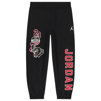 Boys Black Jordan Logo Joggers