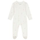 Baby Girls White & Pink Babygrows ( 2 Pack ), 5, hi-res