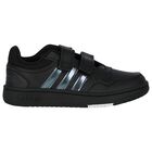 Black Hoops 3.0 Logo Trainers, 1, hi-res