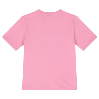 Girls Pink Logo T-Shirt