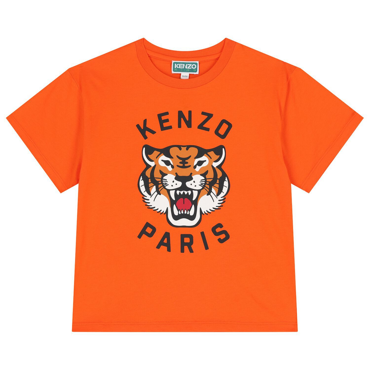 Orange Tiger Logo T-Shirt, 2, hi-res image number null