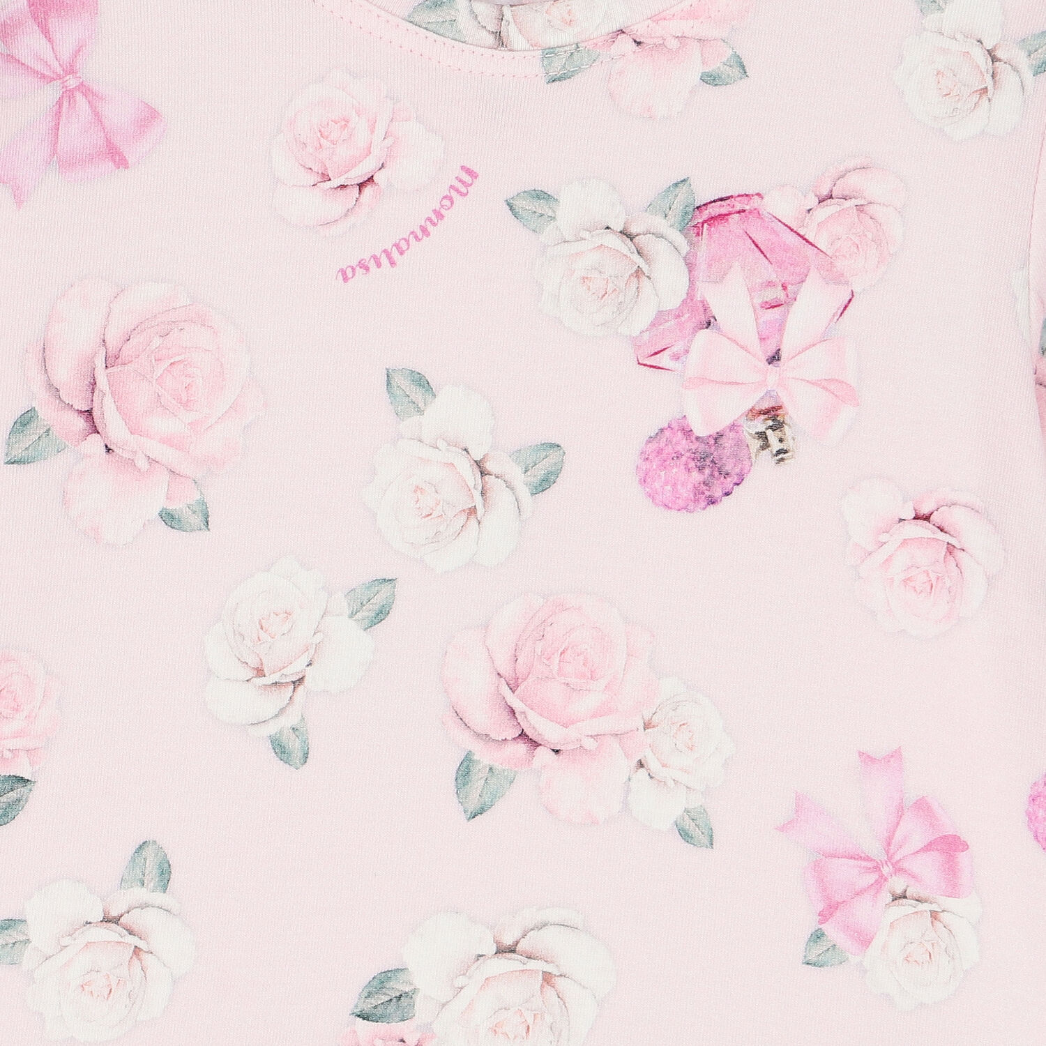 فستان بطبعة الزهور باللون الزهري, 1, hi-res