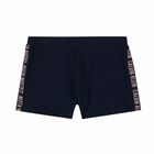 Girls White & Navy Pyjama Set, 1, hi-res