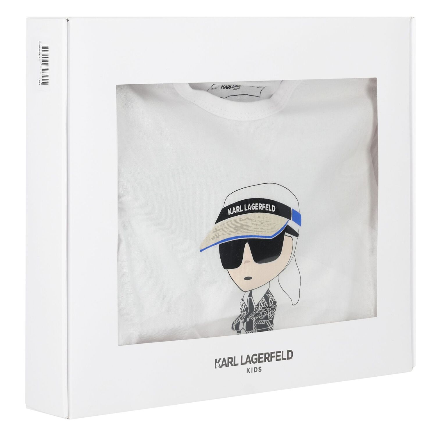 Boys White & Black Ikonik Shorts Set, 1, hi-res