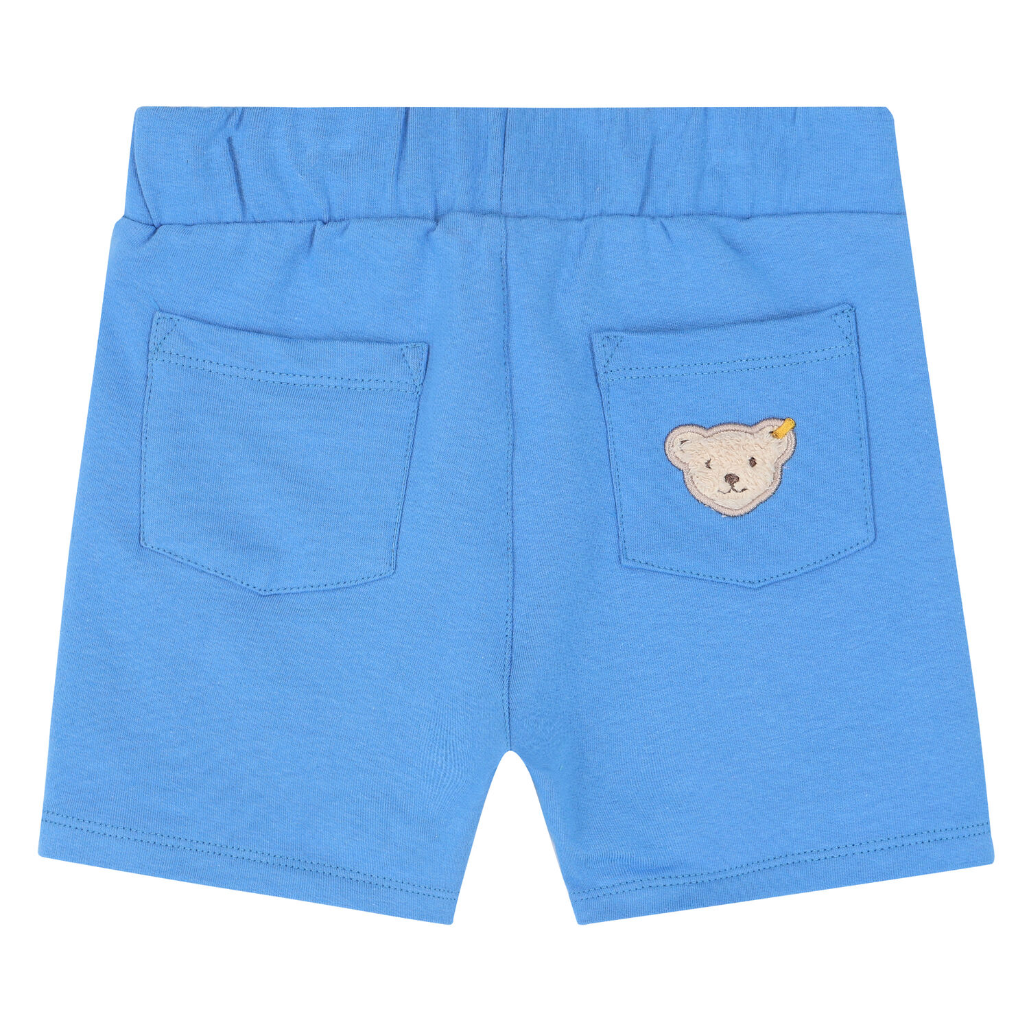 Boys Blue Teddy Shorts, 1, hi-res