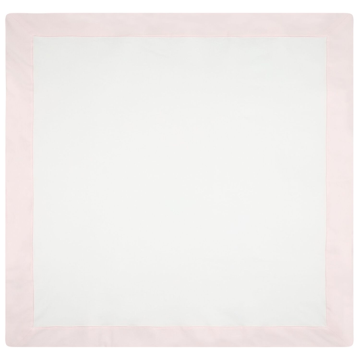 Baby Girls White & Pink Teddy Bear Logo Padded Blanket, 1, hi-res