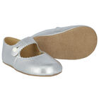 حذاء قبل المشي بنات باللون الذهبي , 3, hi-res