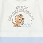 Baby Boys White & Blue Leopard Babygrow Gift Set, 1, hi-res