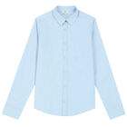 قميص مخطط باللون الازرق الفاتح للاولاد, 1, hi-res