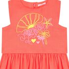 فستان بنات باللون البرتقالى , 1, hi-res