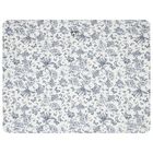 Ivory & Navy Blue Toile De Jouy Baby Blanket, 1, hi-res