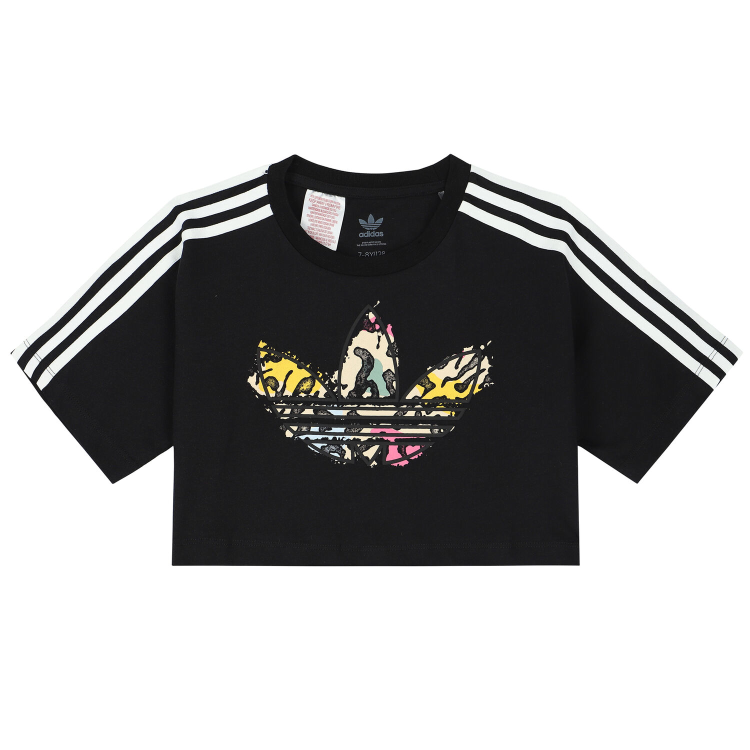 تيشيرت بشعار تريفويل باللون الأسود, 1, hi-res image number null