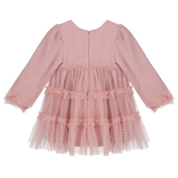 Younger Girls Pink Tulle Dress