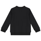 Black Teddy Bear Logo Sweatshirt, 1, hi-res