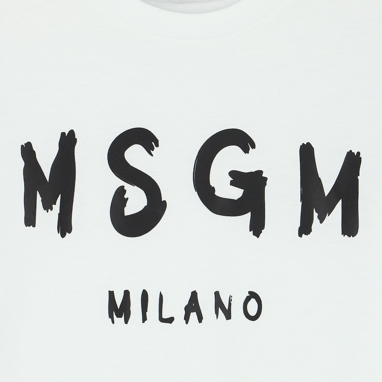 تيشيرت بالشعار باللون الابيض والاسود, 4, hi-res