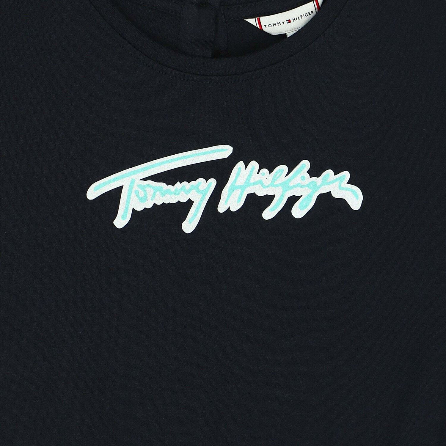 بلاي-سوت بالشعار باللون الكحلى للبنات, 1, hi-res