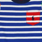 Baby Boys Multi-Colored Logo Romper, 1, hi-res