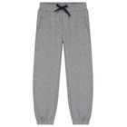 Boys Navy Blue & Grey Tracksuit Set ( 3 Piece ), 3, hi-res