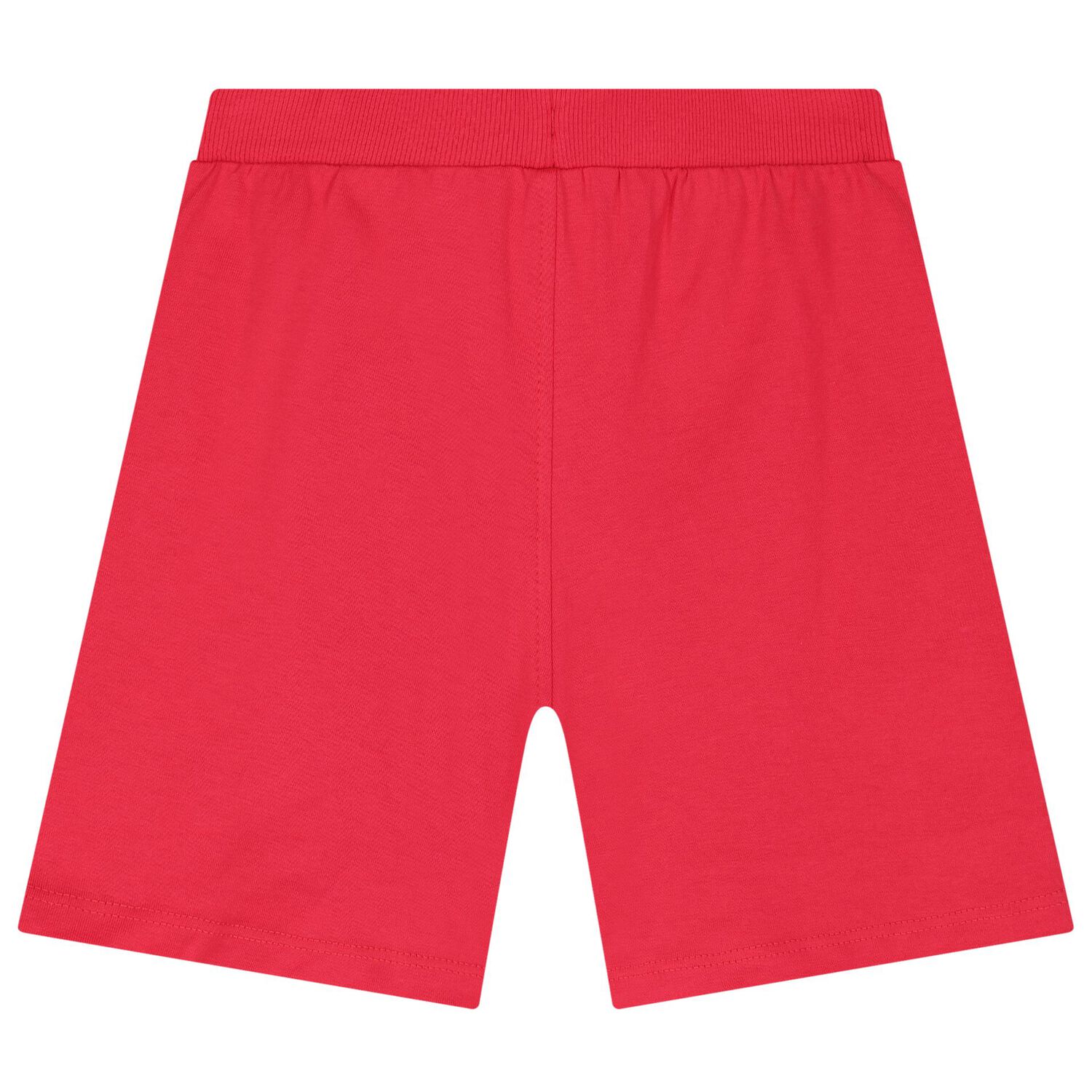 طقم شورت بناتي أبيض وأحمر مزين بالزهور, 1, hi-res