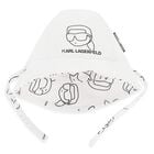 قبعة قابلة للعكس بالشعار باللون الأبيض  للأولاد, 1, hi-res