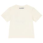 Girls Ivory Choupette T-Shirt, 1, hi-res