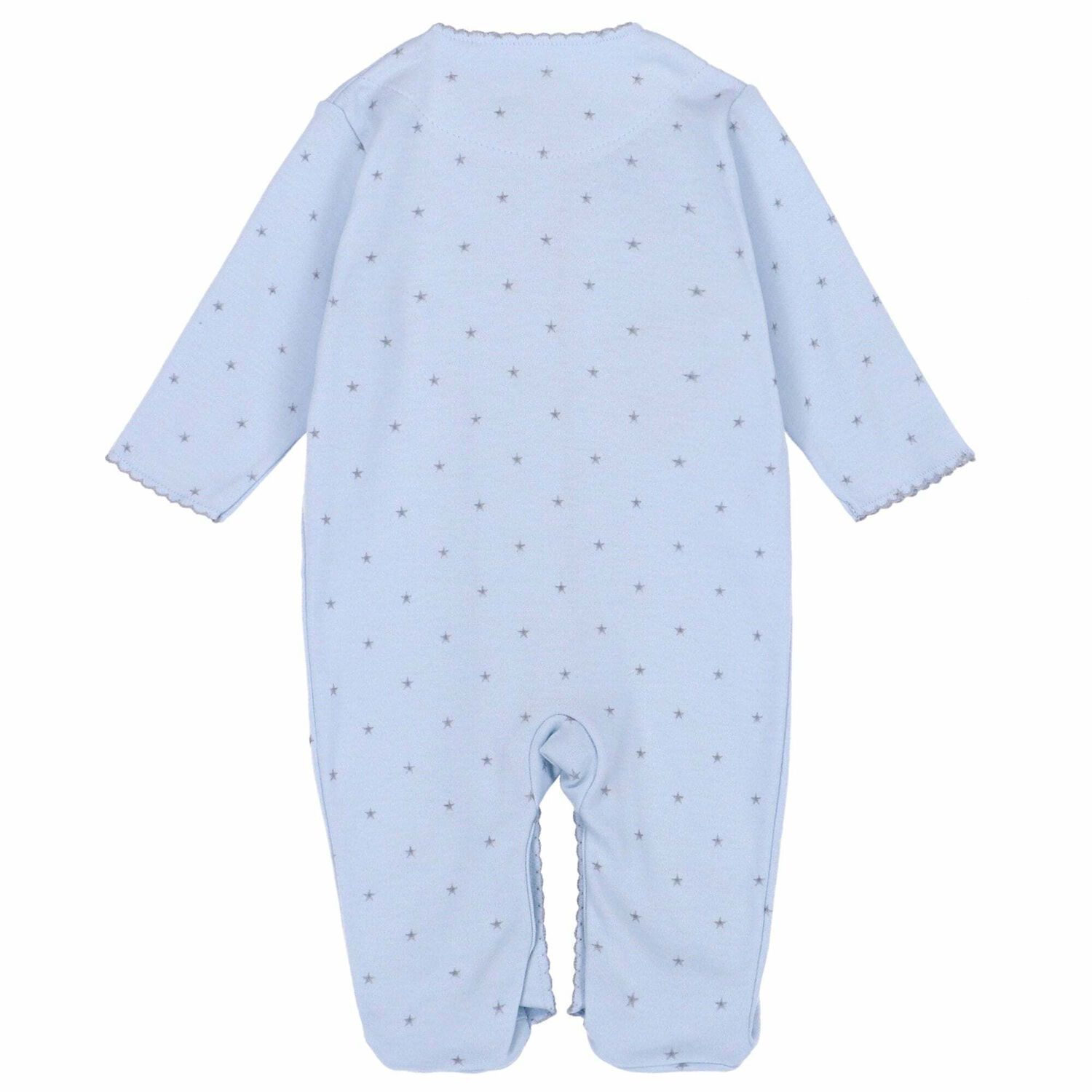 افرول قطن ولادي باللون الازرق, 1, hi-res