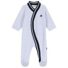 Baby Boys Blue Logo Babygrow Gift Set, 2, hi-res