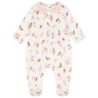 Baby Girls Ivory & Pink Babygrows ( 2-Pack ), 1, hi-res