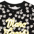 Girls Black Logo Floral T-Shirt, 1, hi-res