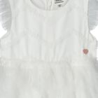 Girls White Tulle Dress, 1, hi-res
