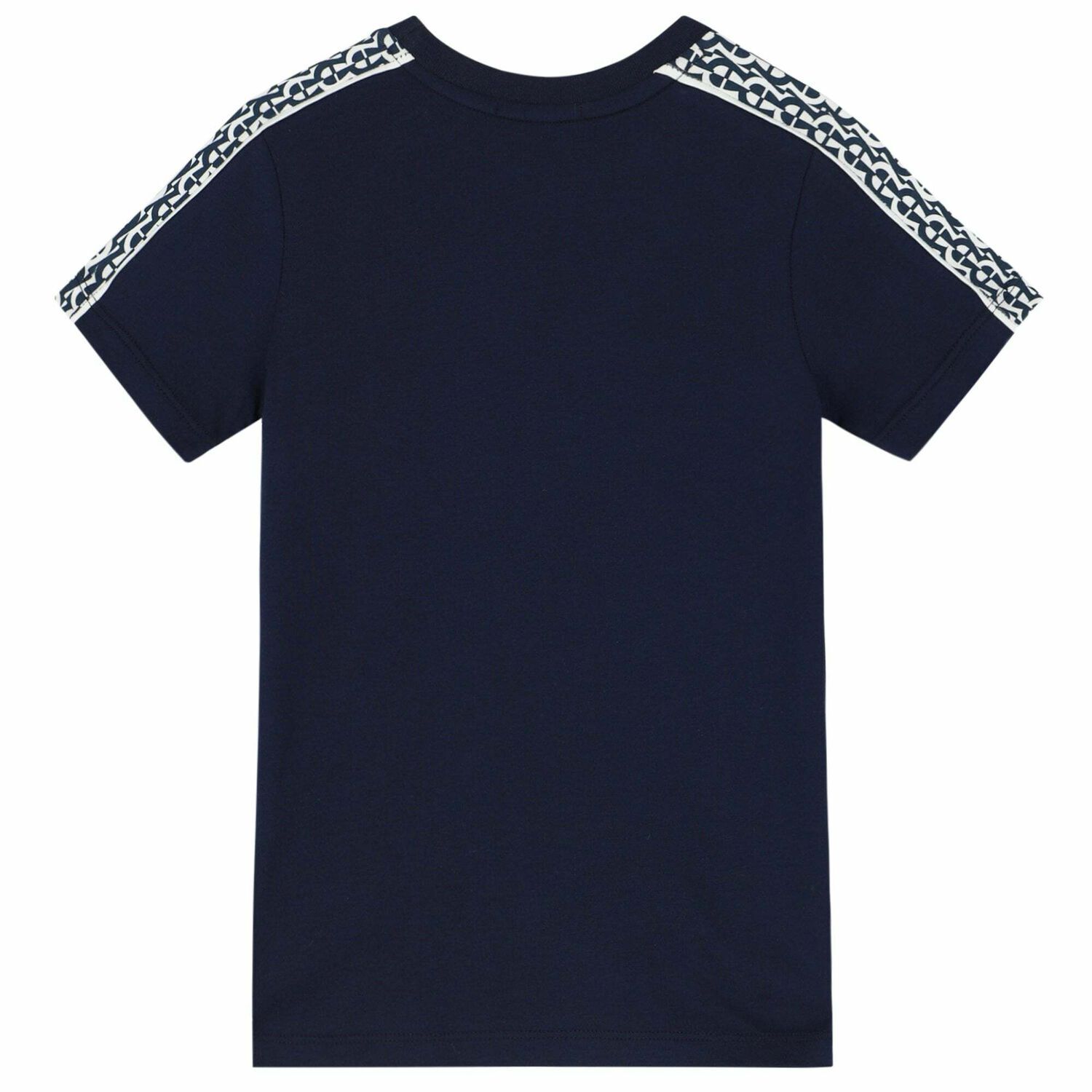 Boys Navy Blue Logo T-shirt, 1, hi-res image number null