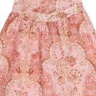 Girls Pink Floral Halter Dress, 1, hi-res