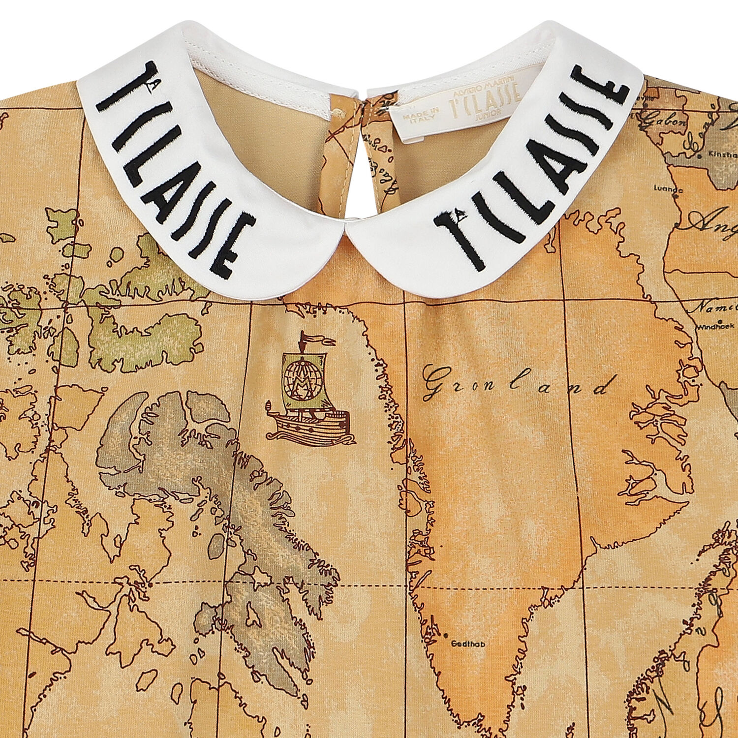 تيشيرت بطبعة خريطة باللون البيج, 1, hi-res